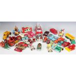 A collection of die-cast toys, mostly Corgi and Lesney, to include a Corgi Lotus Climax F1,