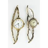 Two lady's 9ct gold wristwatches, circa 1920,