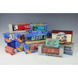 A collection of eight Corgi Superhaulers die cast toys,