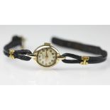 A lady's Tudor Royal 9ct yellow gold wristwatch, Chester 1957,