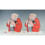 Film Fair Paddington, two original 2D character animations, circa 1980, probably Sir Huntley Martin,