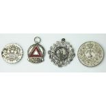 A selection of silver awards, to include; the 'National Safety First',