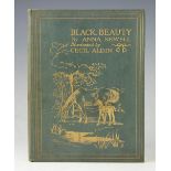 ALDIN (C), illus, BLACK BEAUTY, by Anna Swell, with full page colour plates,