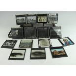 A small collection of Magic lantern slides, to include an image of 'Aborigines in War Paint',