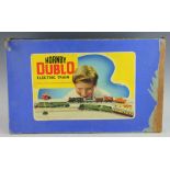 A Hornby Dublo Electric Train set, Duchess of Montrose, with train, tender, two carriages and track,