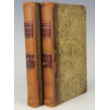 CRAYON (G), BRACEBRIDGE HALL OR THE HUMORISTS, 2 vols, re-backed 1/2 leather with marbled boards,