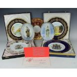 Two Limoges plates, 'Virgin of the Poor', No C1019, 'Our Lady Of Mt Carmel', No D481,