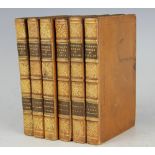 BYRON (L), THE WORKS OF THE RIGHT HONOURABLE LORD BYRON, six vols,