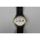 A gentlemans Longines gold plated Admiral automatic wristwatch, 1970s,