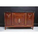 CREDENZA IN MOGANO