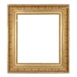 CORNICE Impero in legno dorato ad oro zecchino (cm 48 x 55,5). Francia I meta' '800 Misure: cm 68