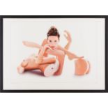 COLIN THOMAS LITOGRAFIA "nudo femminile scomposto", esemplare 1/50. XX secolo Misure: cm 100 x 70