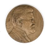 ANTONIO UGO (Palermo 1870 - 1950) MEDAGLIA in bronzo "omaggio a Giovanni Gentile" 1924 Misure: