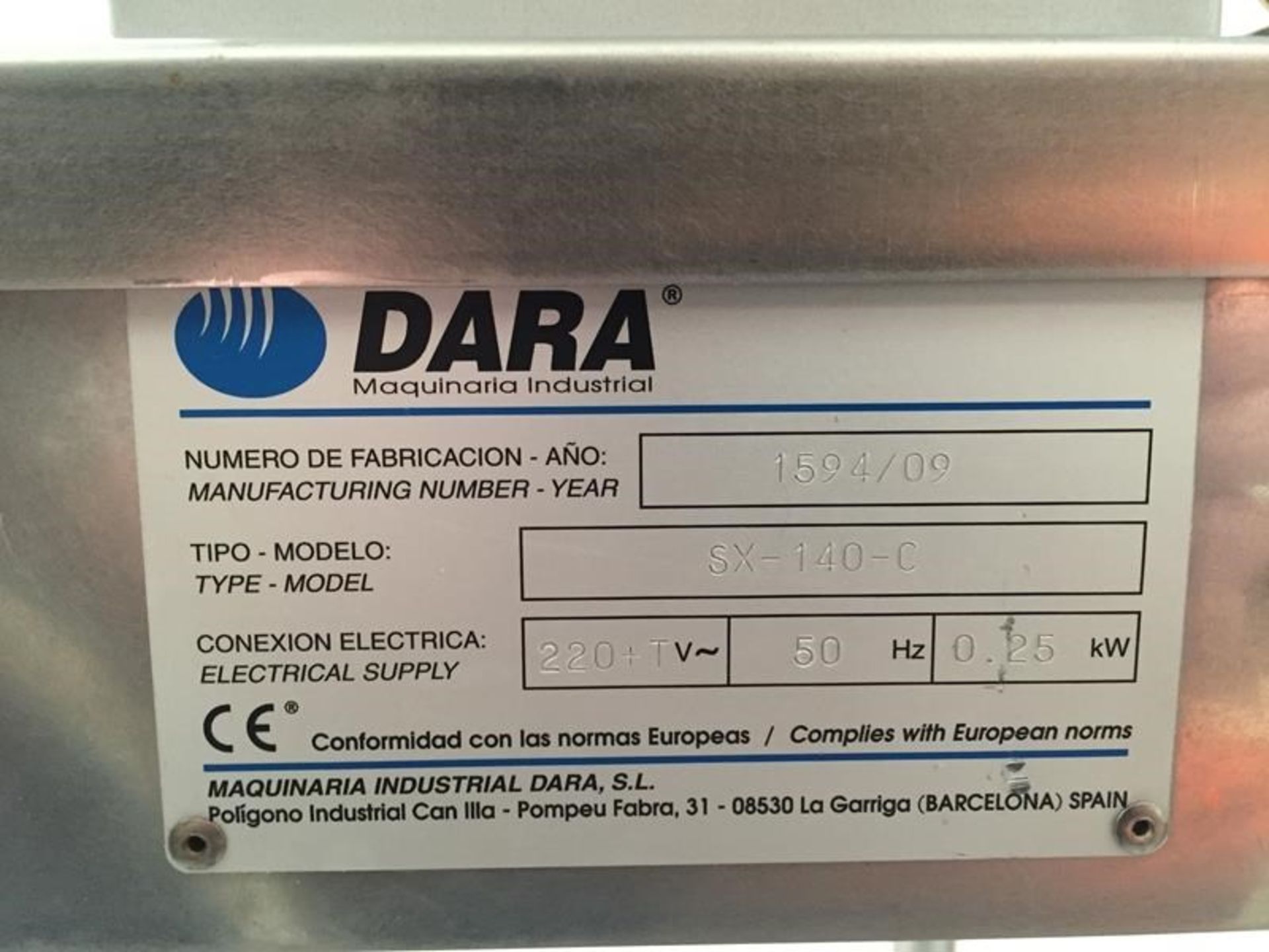 DARA  SX-140 Capping Machine - Image 4 of 14