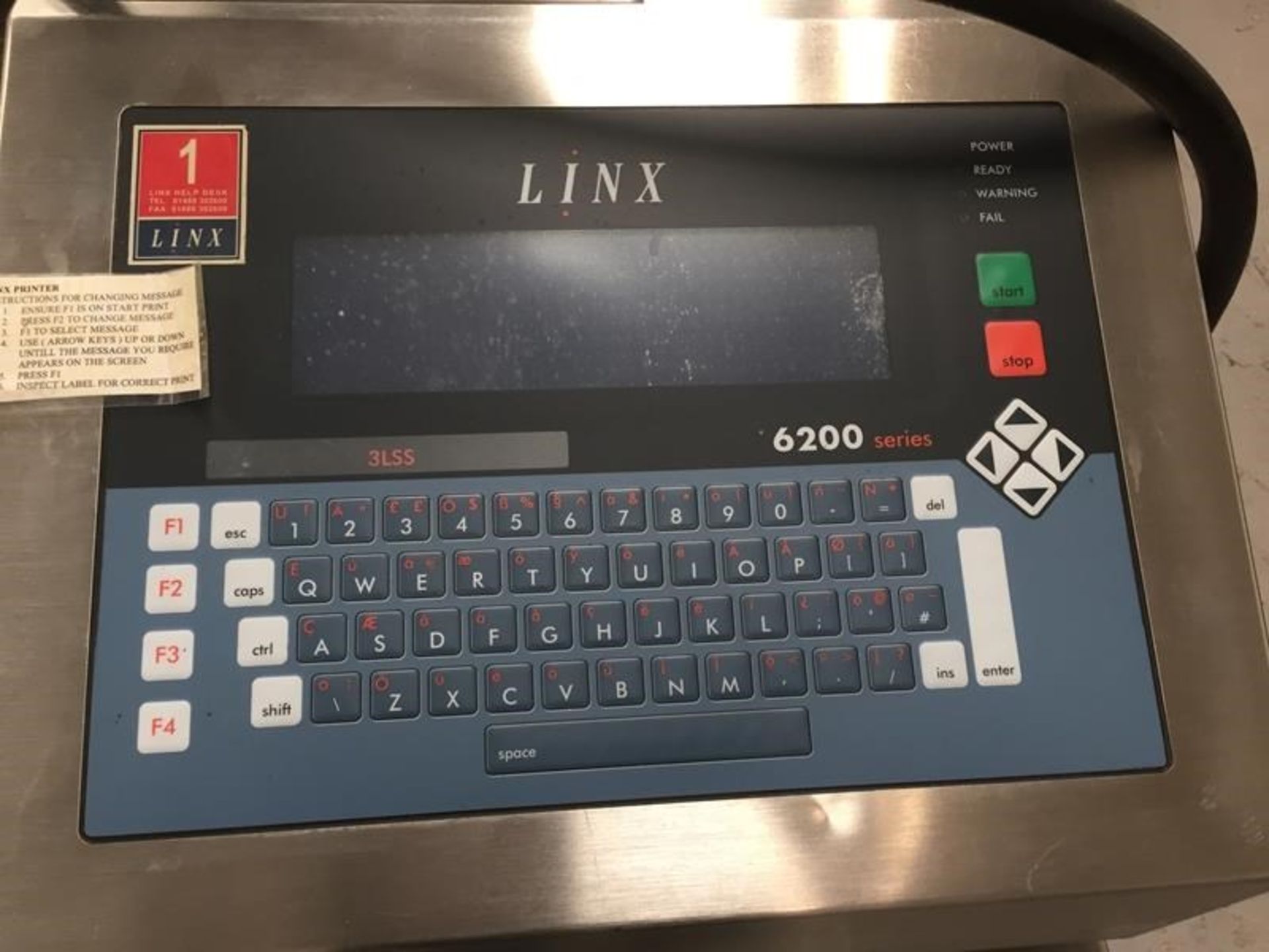 Linx 6200 inkjet coder - Image 7 of 11