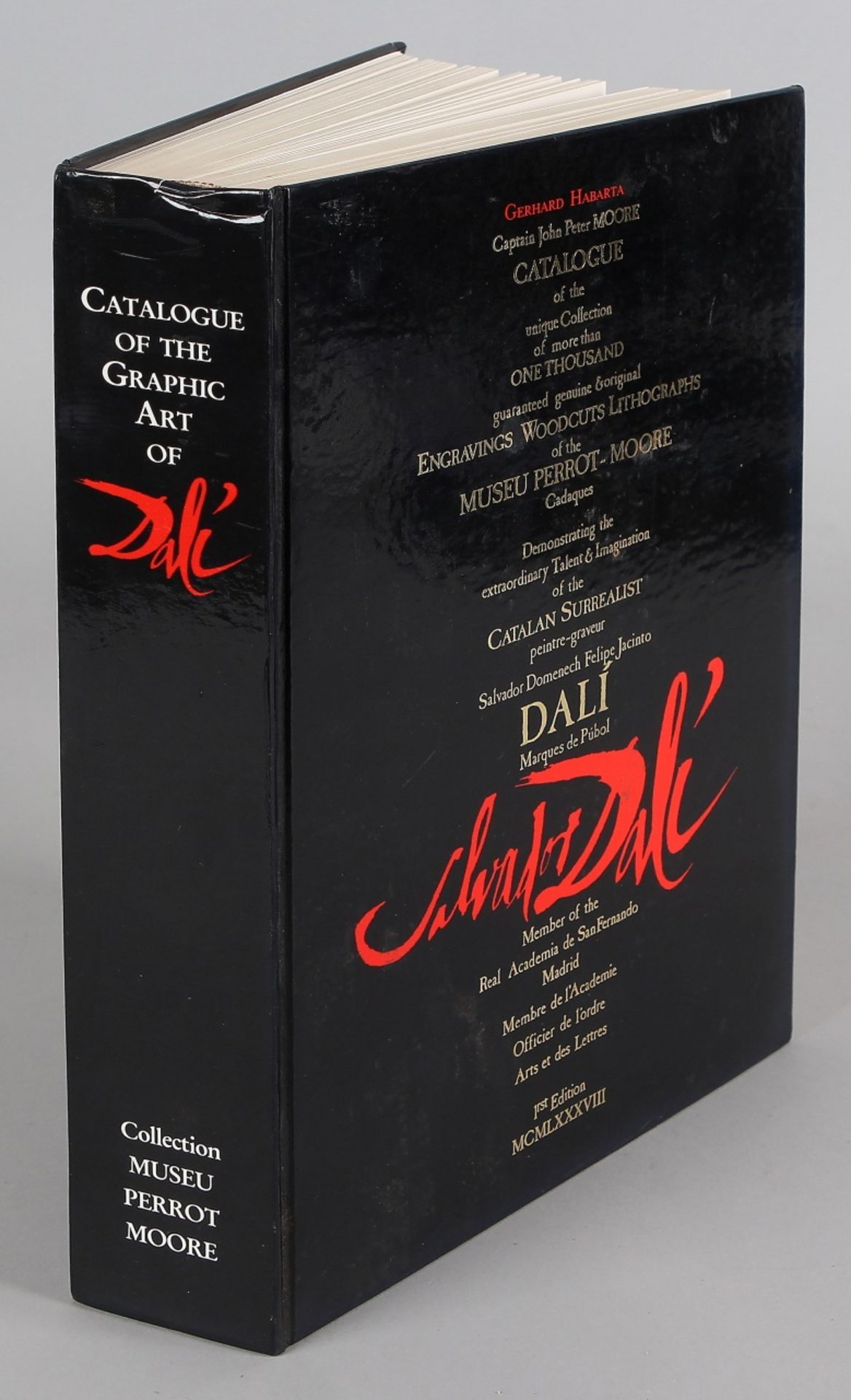 Catalogue Salvador Dali or Graphic art collection Museu Perrot, more than thousand engravings,