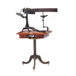 Perimeter Table French, product of the 1800s, a medical device used for the detection of