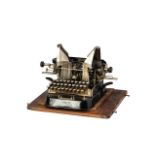 Typewriter -Courier COURIER, Austria, 1903. 40x36x30 cm