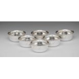 French Bowl Set Set of 6 silver-plated bowls. French, stamped EUROPE - FELIX. 12x5 cm
