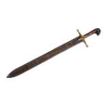 Decorative Sword Brass inlaid decorative sword. 80cm