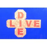 BEN EINE (1970), « Live-Die », 2009, Découpage sur papier signé et numéroté. Edition : 11/17