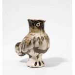 PICASSO, PABLO 1881 Malaga - 1973 Mougins Wood-owl. 1969. Weißes Steingut, partiell farbig gefasst