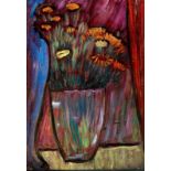 JAWLENSKY, ALEXEJ 1867 Twer/ Moskau - 1941 Wiesbaden Großes Stillleben (Blumen in Vase, Blumen im