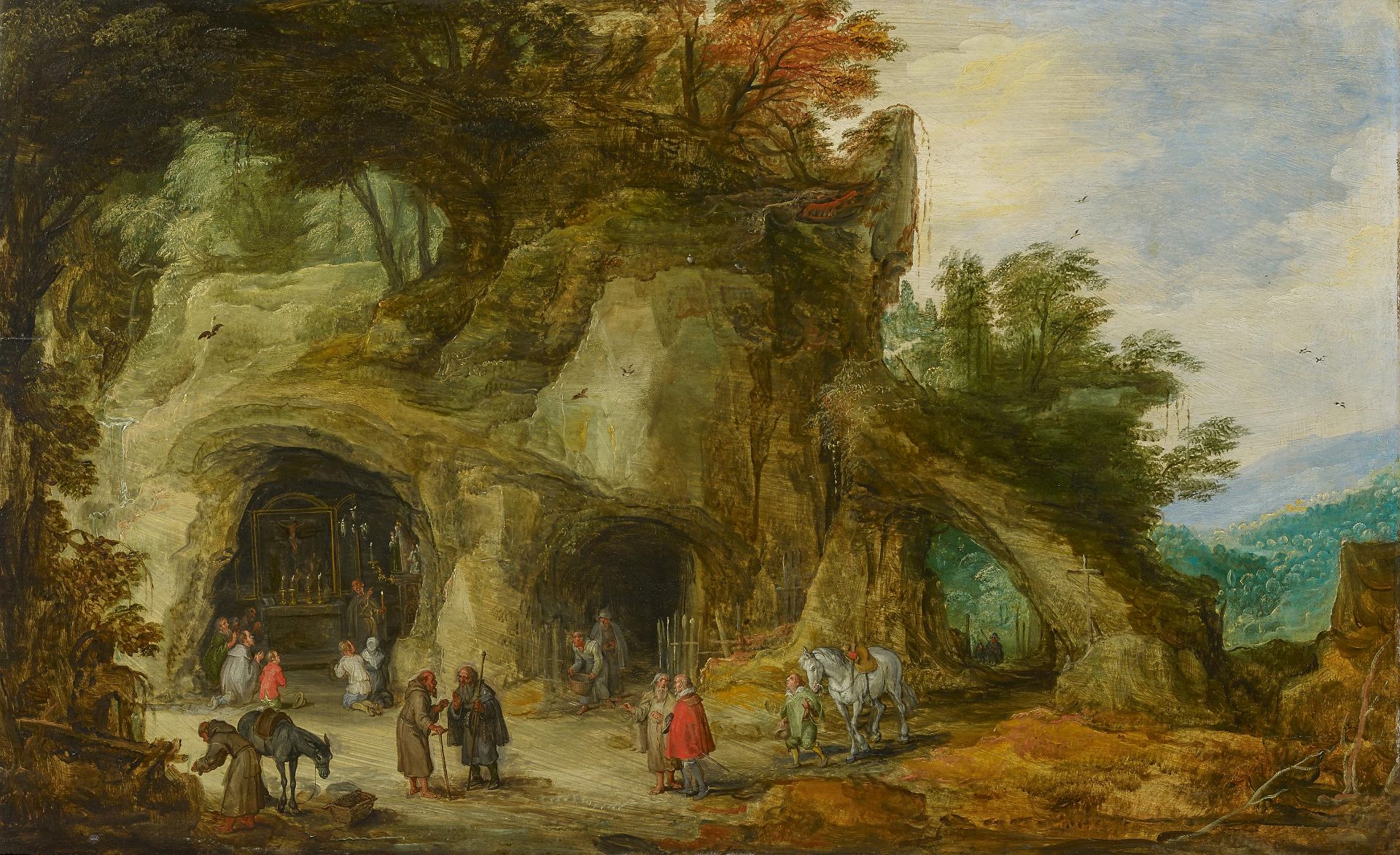 Momper, Josse de d.J.Antwerpen 1564 - 1635Jan Brueghel d.Ä. Brüssel 1568 - 1625 Antwerpen"Heilige