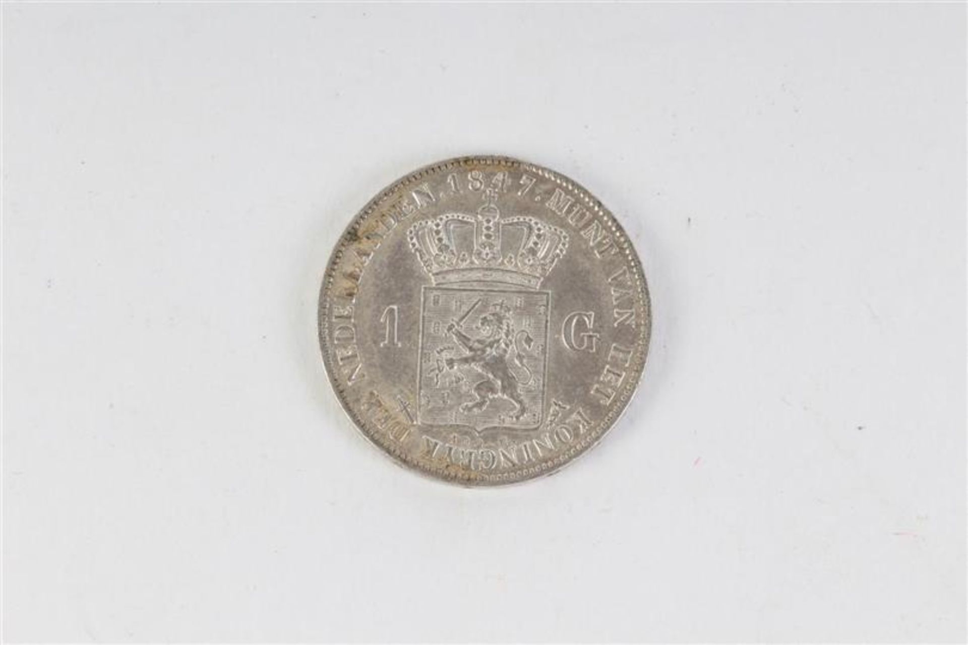 Zilveren guldens Willem II: 10 stuks uit 1845 en 10 stuks uit 1847. - Bild 4 aus 4