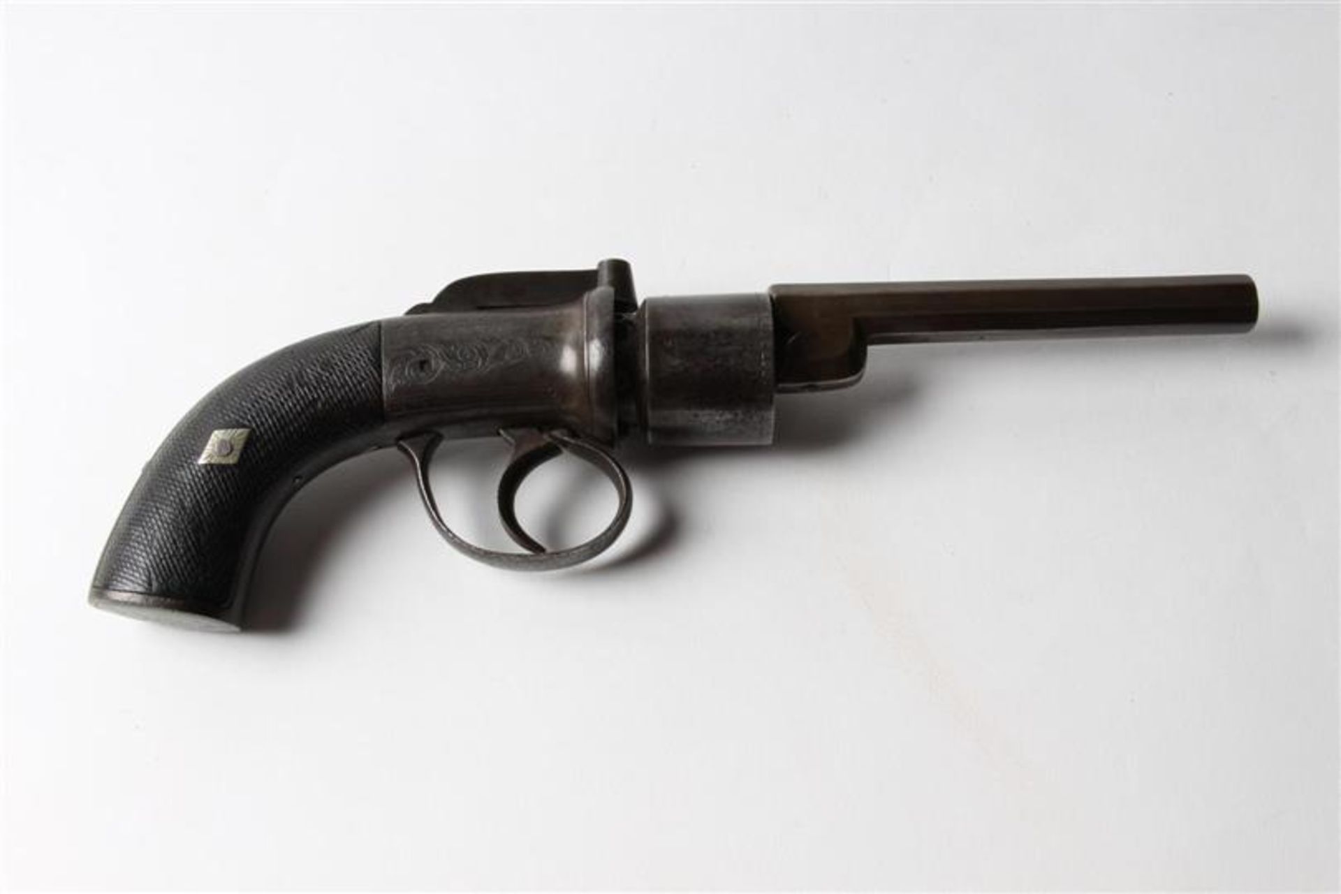 Soort: Transitional Revolver Mechanisme: Percussie Herkomst: Birmingham, Engeland Jaartal: 1845