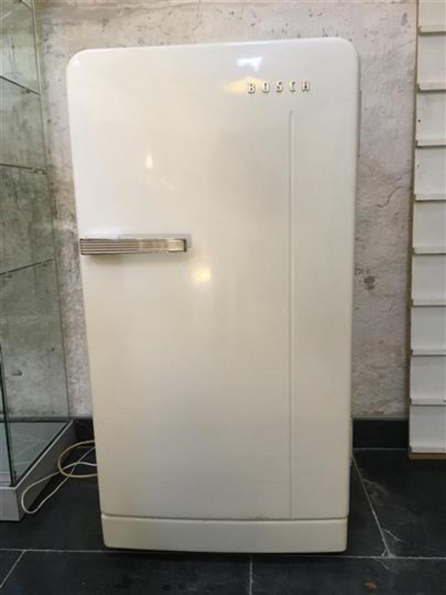 Vintage Bosch koelkast, met productindeling, jaren '60.