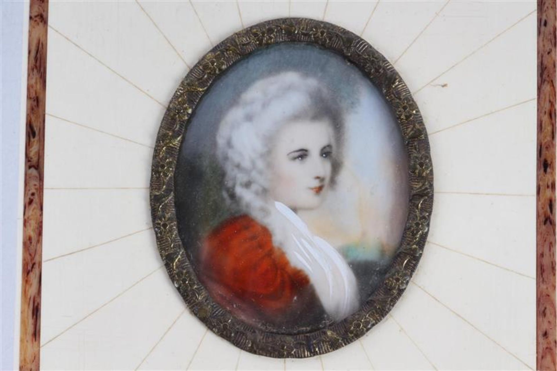 Drie portretminiaturen van o.a. Elisabeth le jardinier. - Bild 3 aus 5