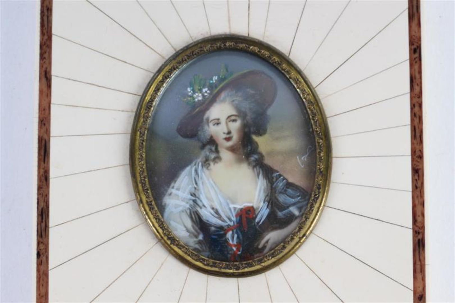 Drie portretminiaturen van o.a. Elisabeth le jardinier. - Bild 2 aus 5