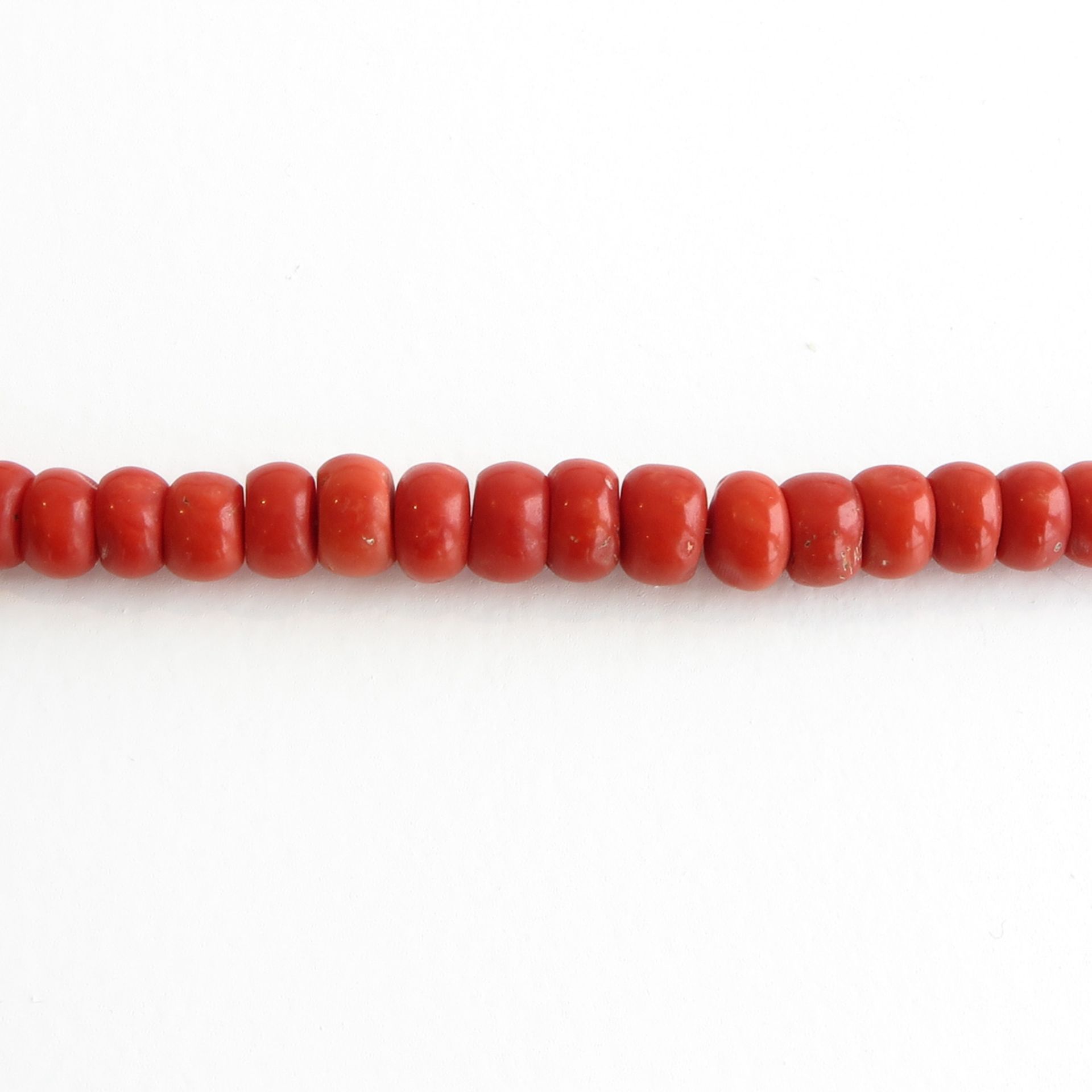 19th Century Red Coral Necklace - Bild 2 aus 2