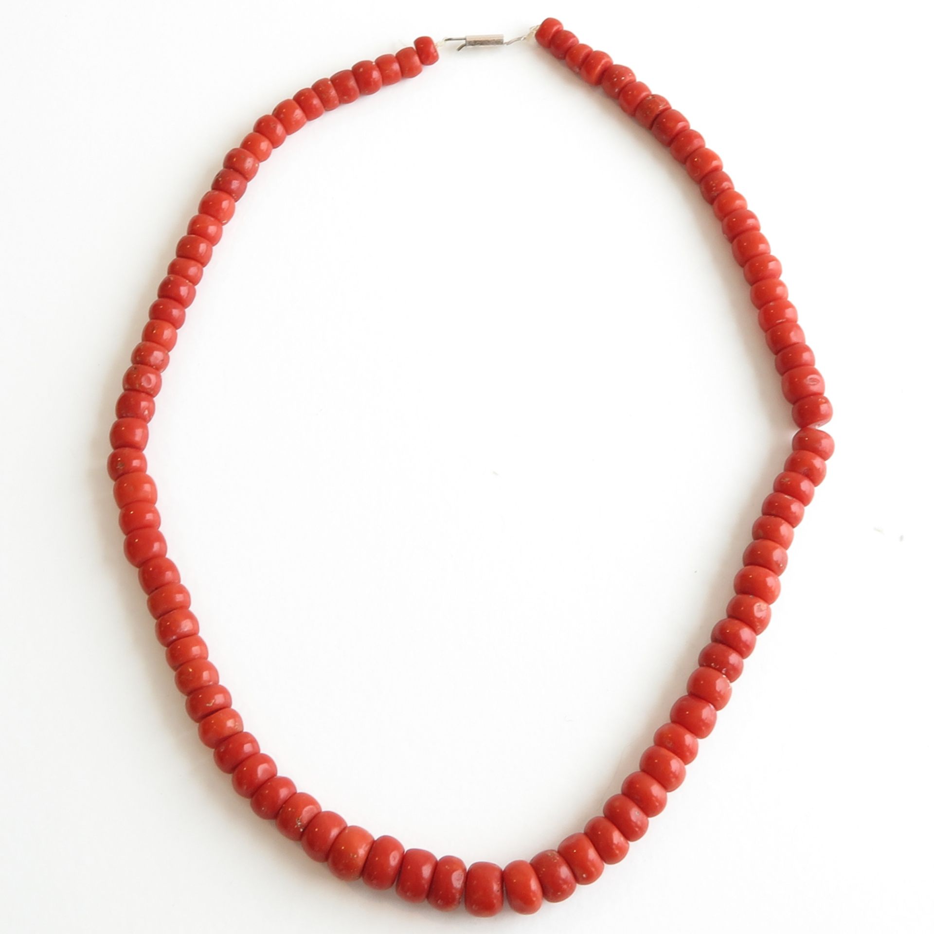 19th Century Red Coral Necklace