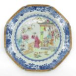 18th Century China Porcelain Plate