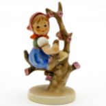 Hummel Figurine of Girl in Apple Tree