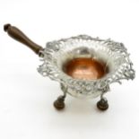 19th Century Dutch Silver Pipe Holder