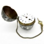 Vintage Tremblay Vendome Pocket Watch in Form of Egg