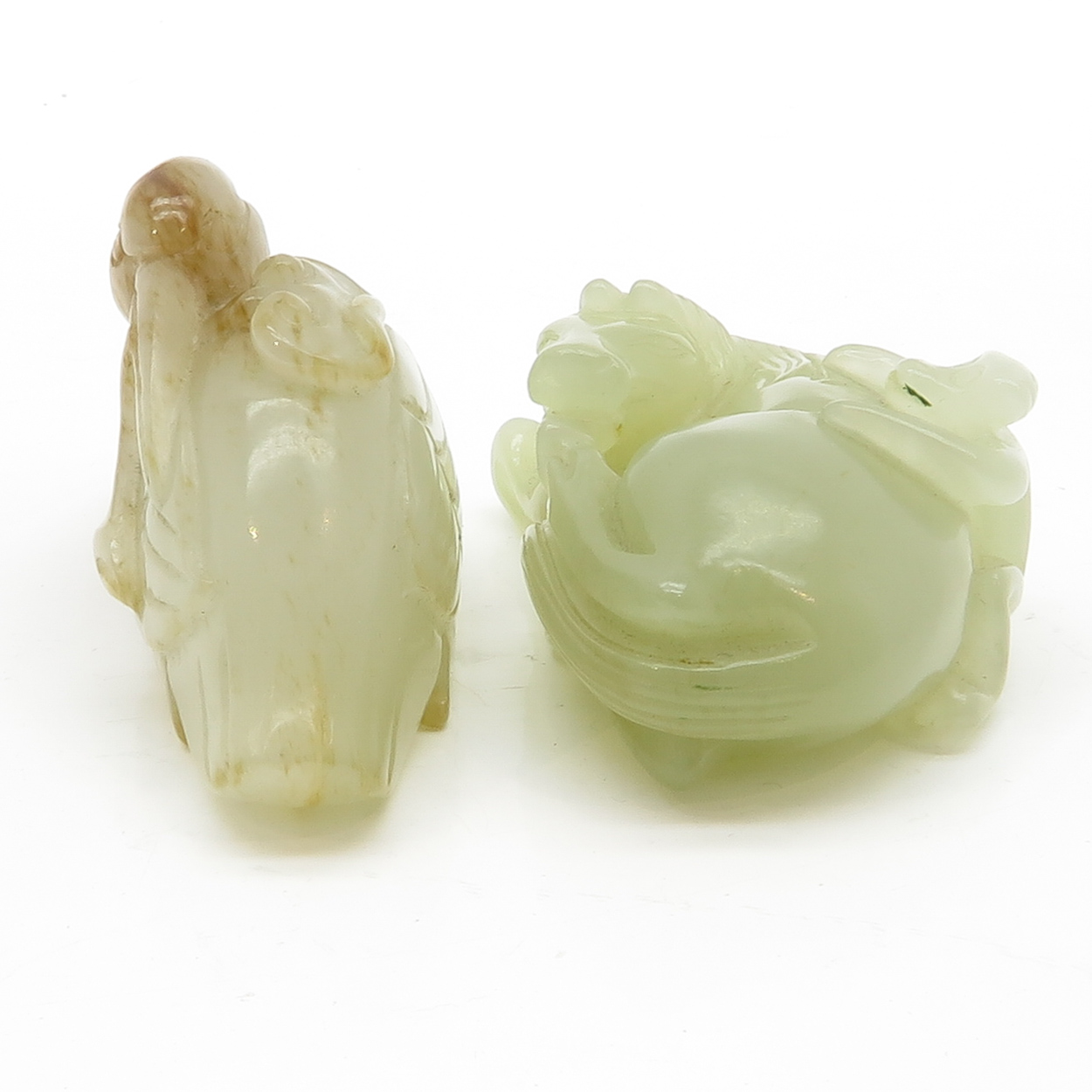 Lot of 2 Chinese Jade Sculptures - Image 2 of 6