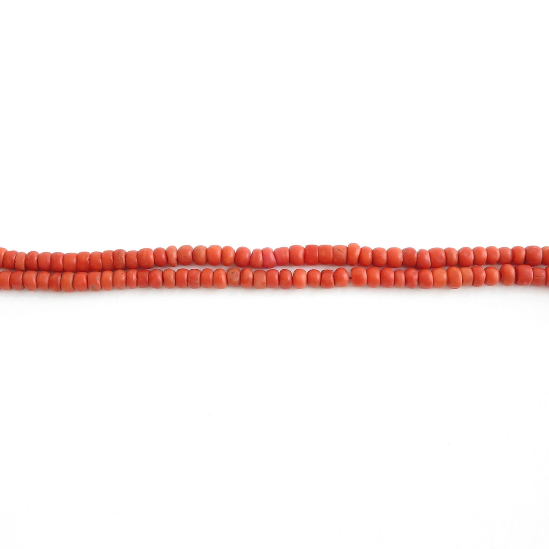 19th Century Red Coral Necklace - Bild 2 aus 2