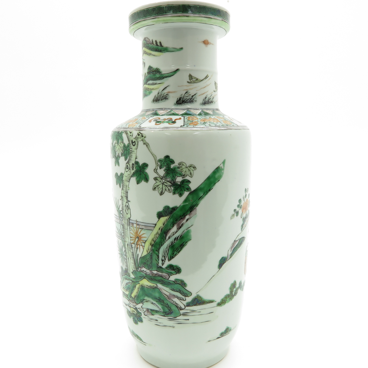 19th Century Famile Verte Vase - Image 3 of 6