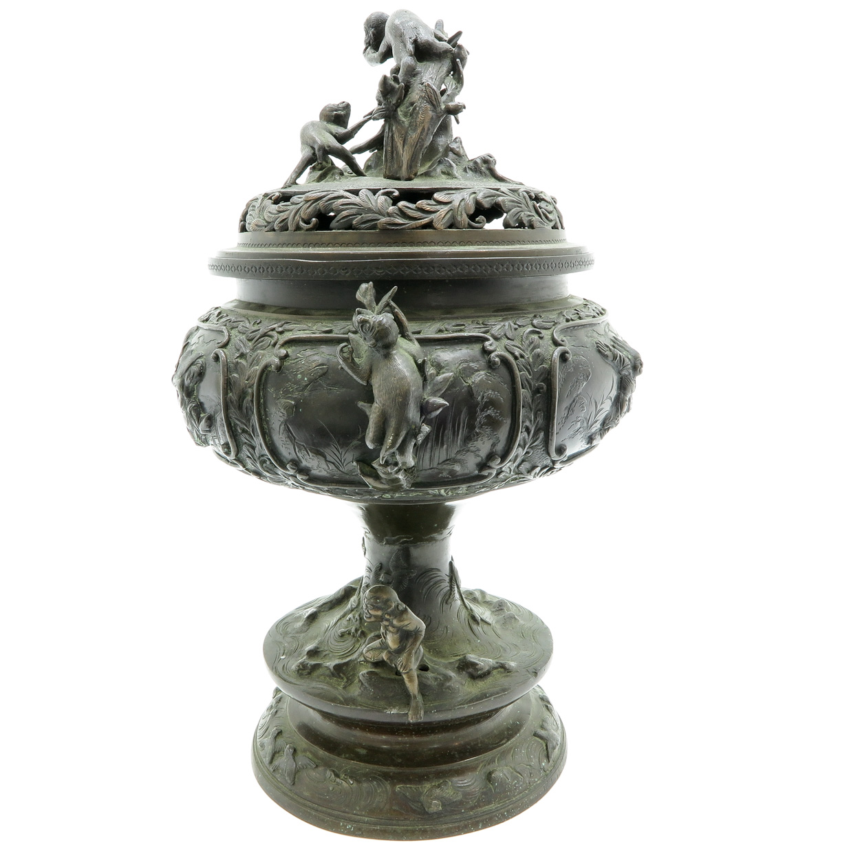 Bronze Incense Burner - Image 2 of 6