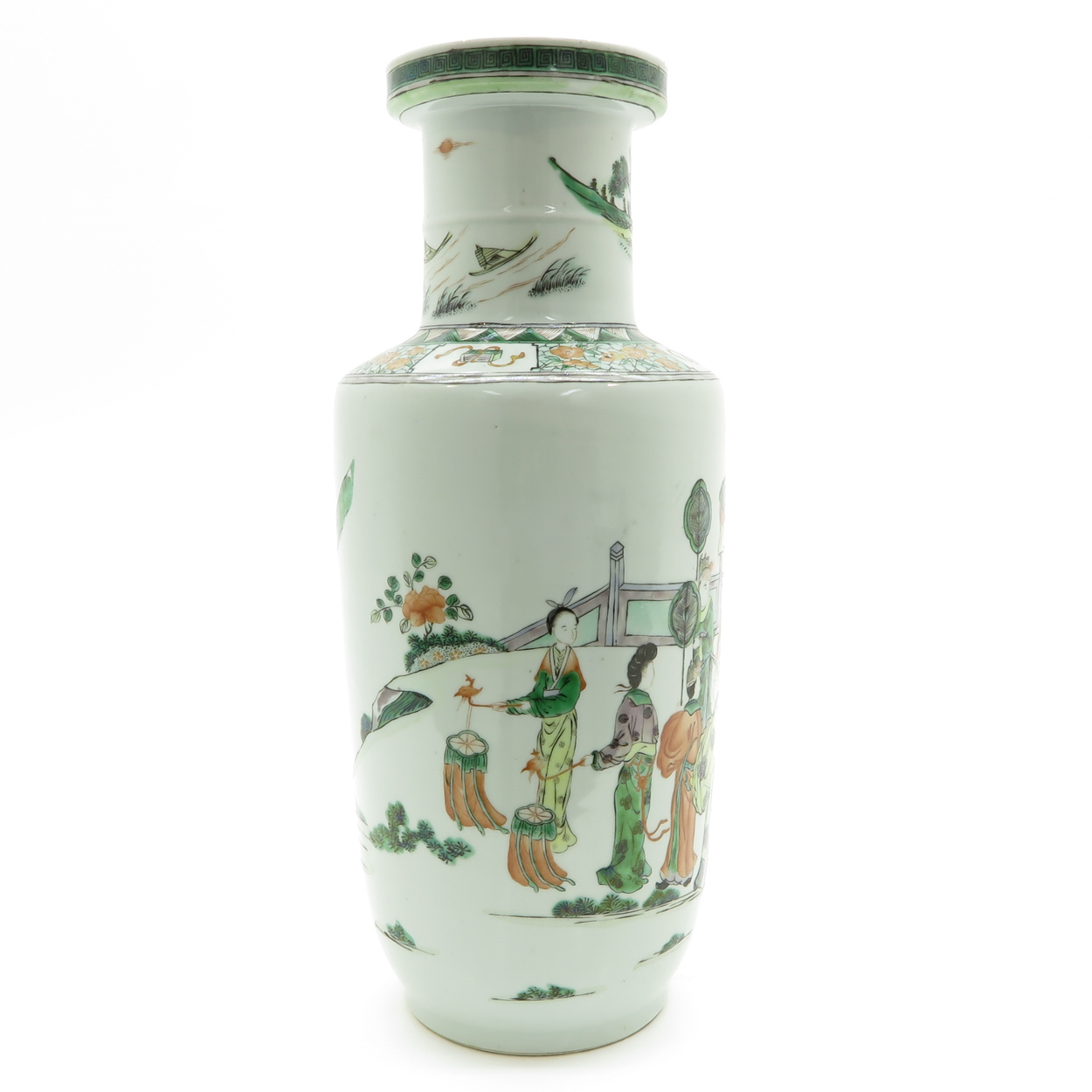 19th Century Famile Verte Vase - Image 4 of 6