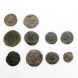 Lot of 10 Roman Coins