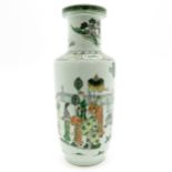 19th Century Famile Verte Vase