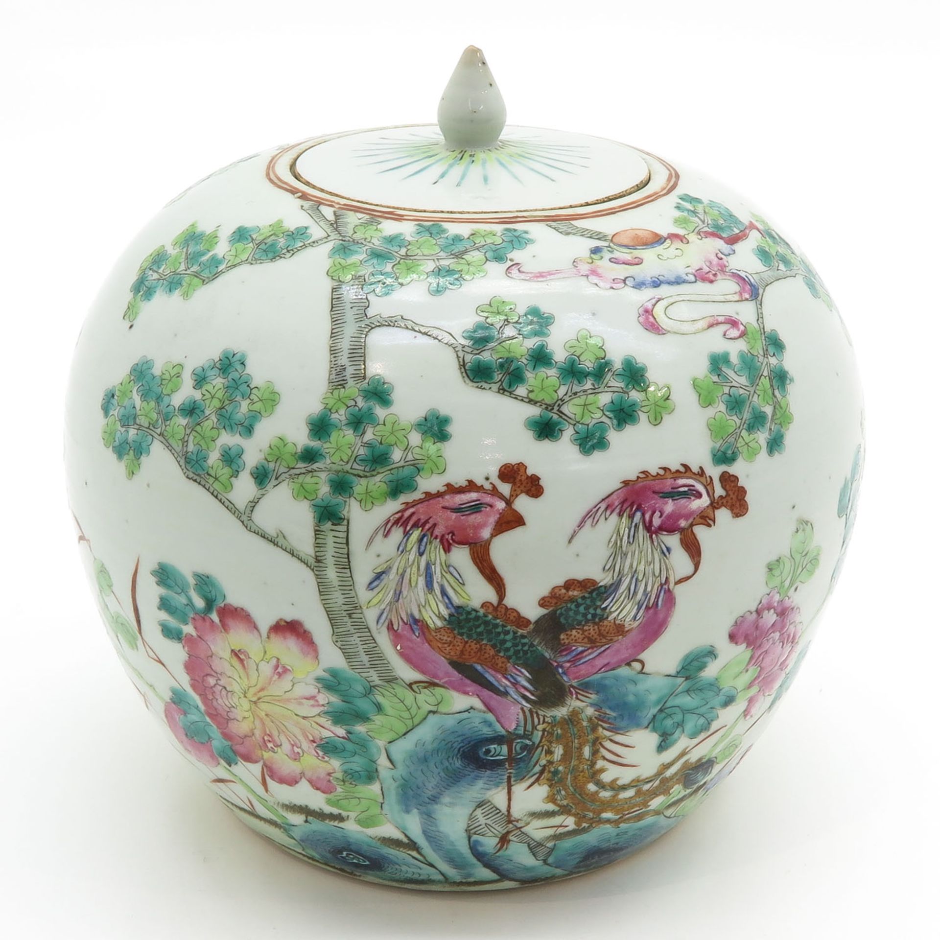 China Porcelain Covered Vase
