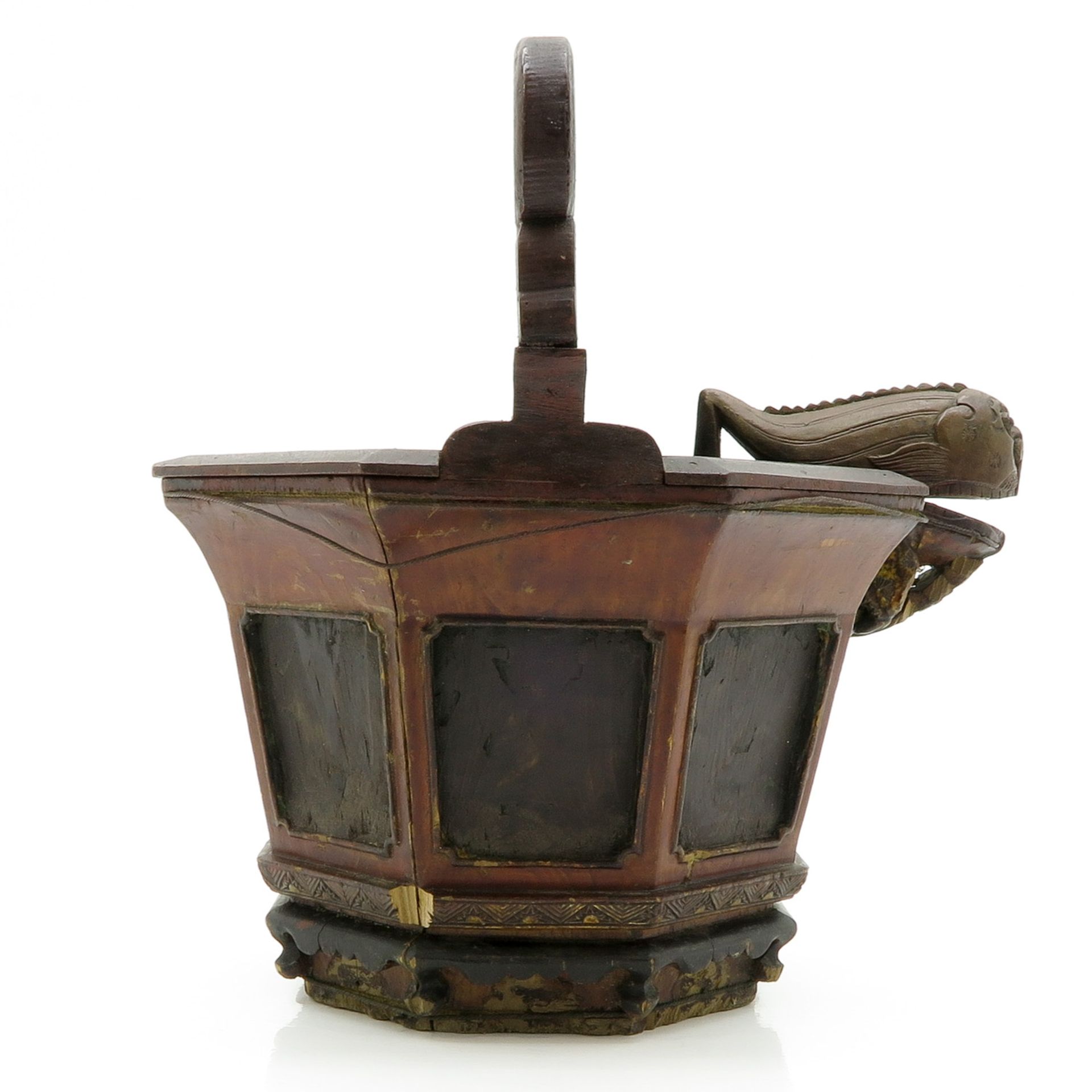 Chinese Wood Water Bucket - Image 4 of 6