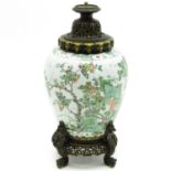 Kangxi Period Wucai Decor Vase