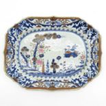 China Porcelain Small Platter Circa 1800